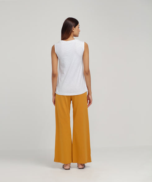 Women's Raw Hem Flare Pants